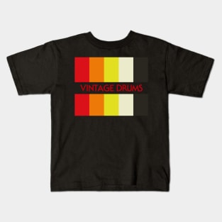 TR-808 STRIPES & FONT #7 Kids T-Shirt